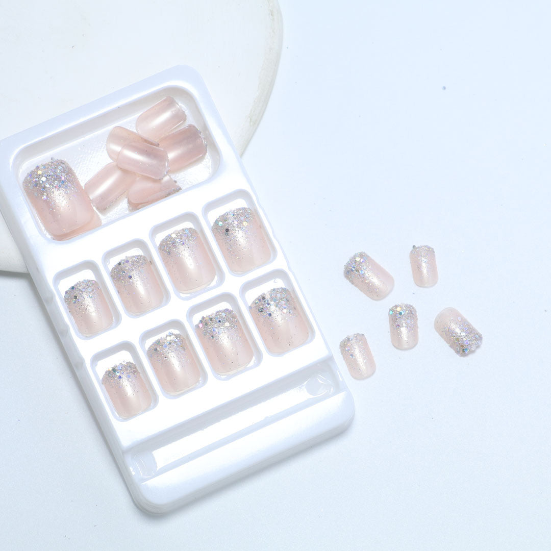 Glittery Press-On Nail Collection Stornfield