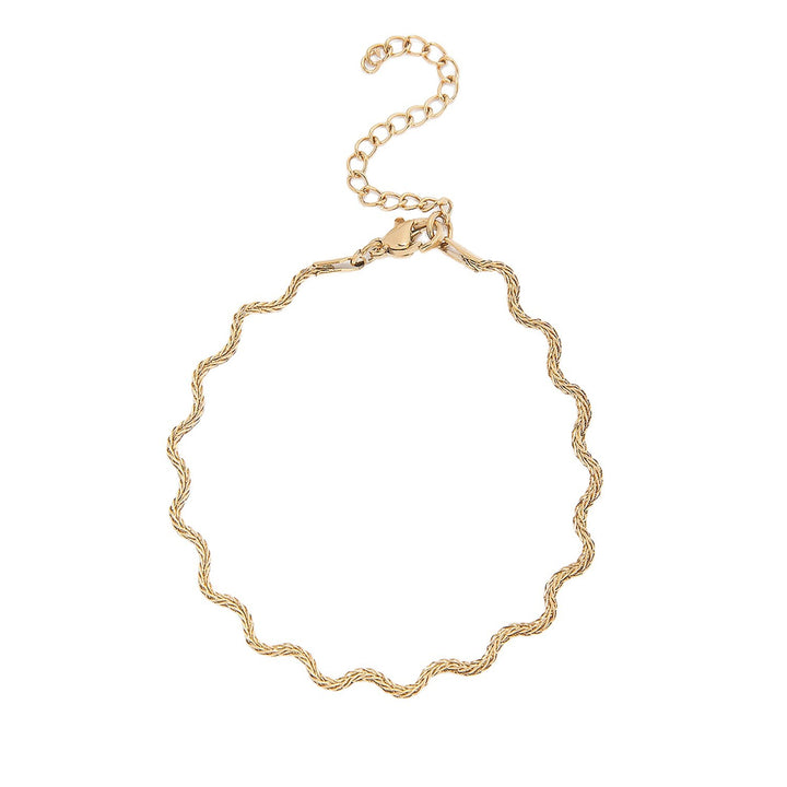 Elegant Wavy Chain Necklace Stornfield