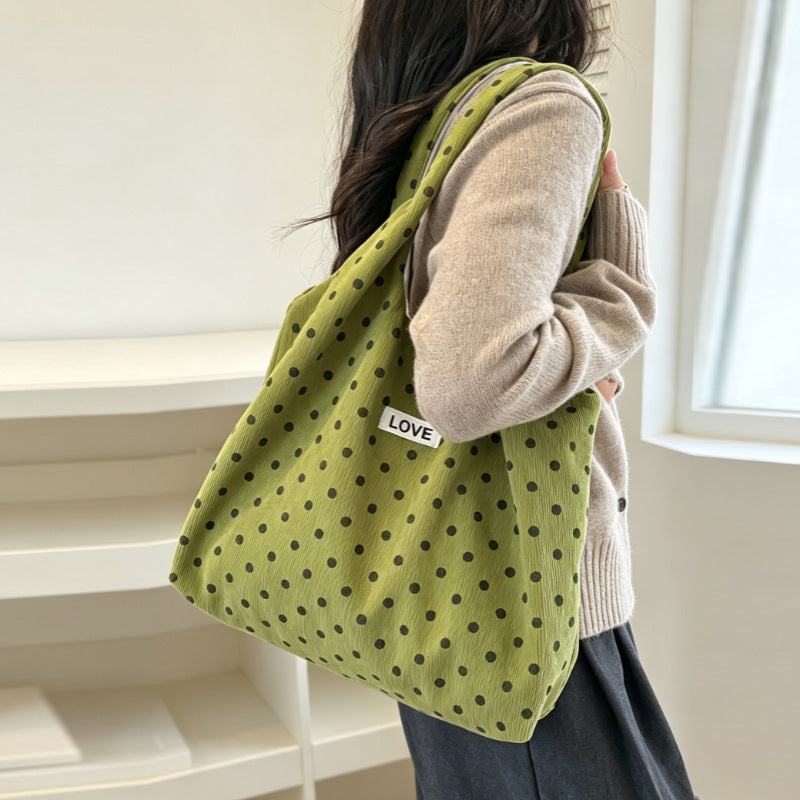 Casual Polka Dot Tote Bag Stornfield