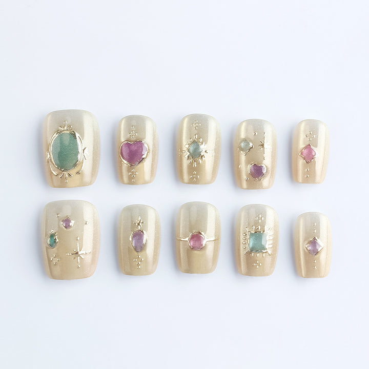 Decorative Press-On Nail Art Collection Stornfield