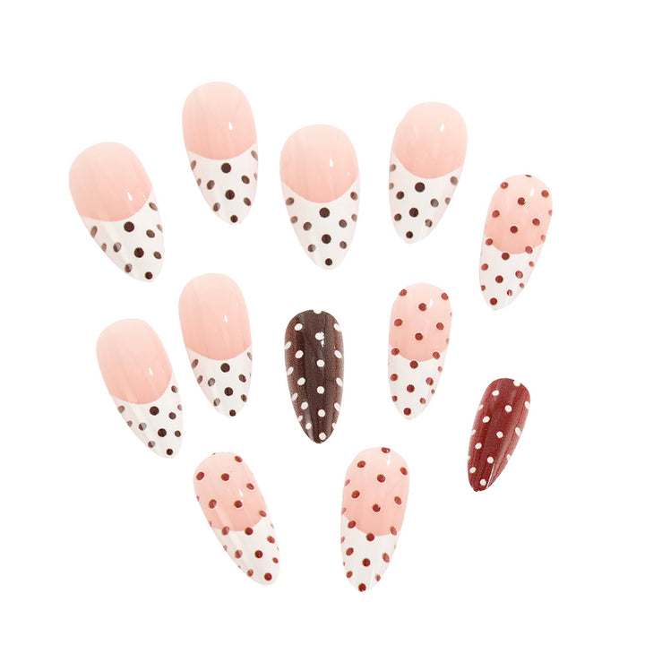 Creative Art Nails in Modern Polka Dot Design Stornfield