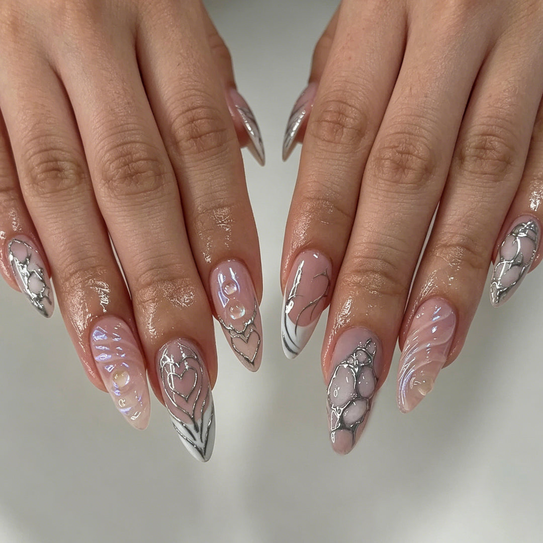 Elegant Acrylic Nail Art Design Stornfield