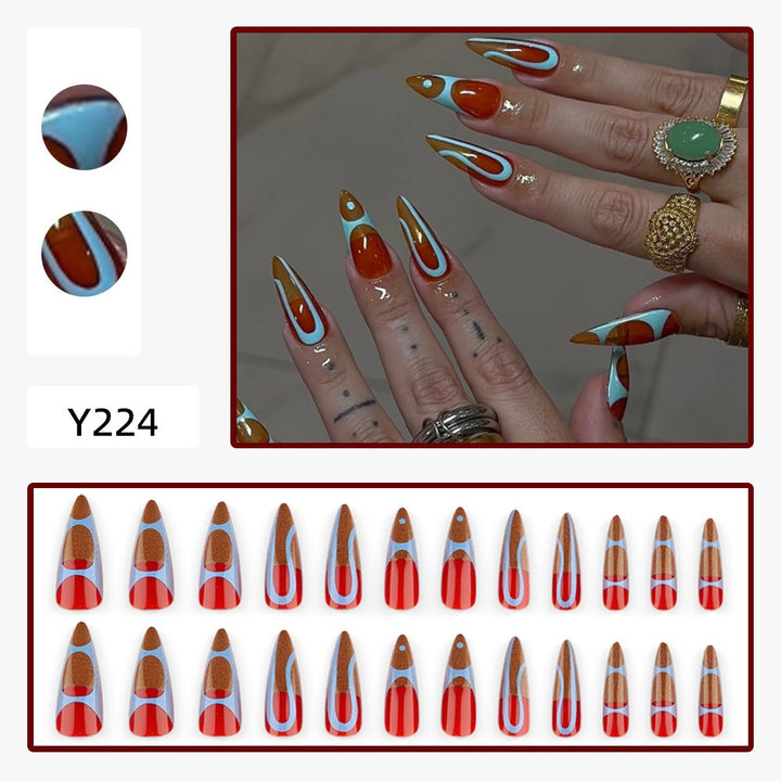 Creative Nail Tips with Geometric Patterns Stornfield
