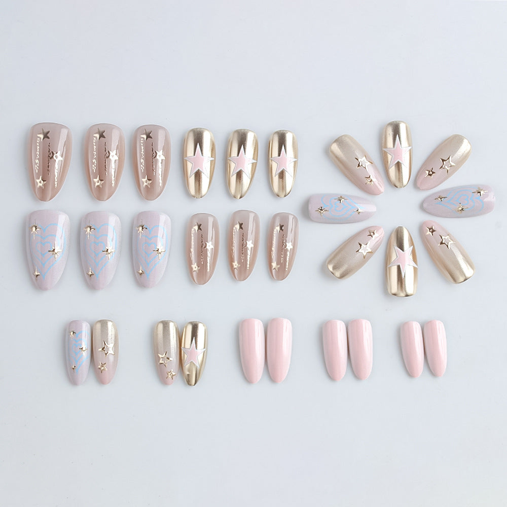 Star-Embellished Press-On Nail Set Stornfield