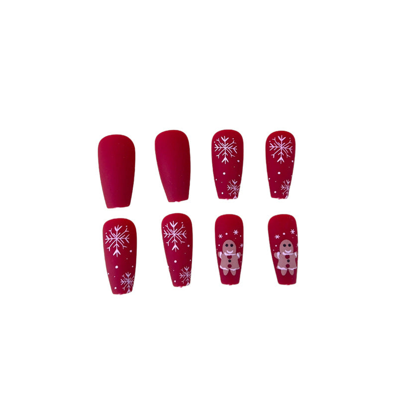 Festive Themed Acrylic Nail Art Extensions Stornfield