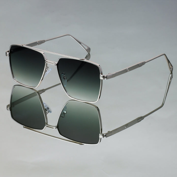 Women's oversized sunglasses with elegant metal frame Stornfield