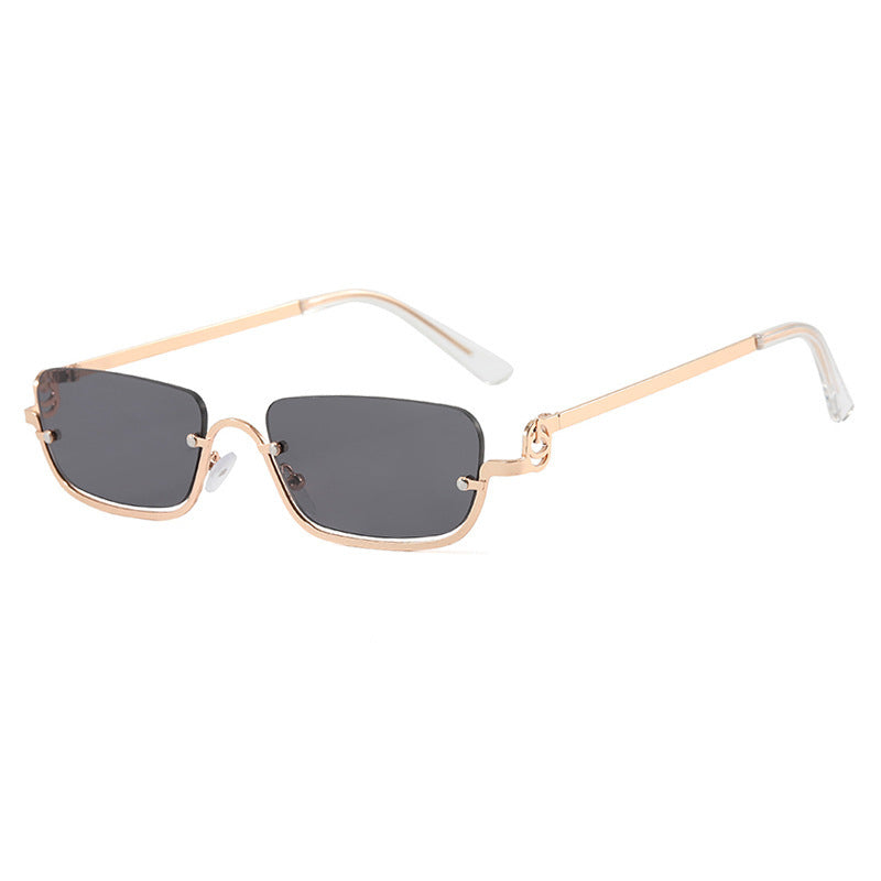 Women square sunglasses with elegant metal frame Stornfield