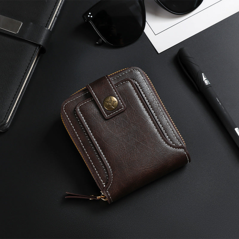 Bi-Fold Zip Wallet with Card Slots Stornfield