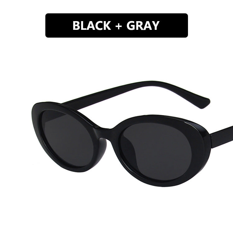 Ladies Cat-Eye Sunglasses with Transparent Frame and Gradient Lenses Stornfield