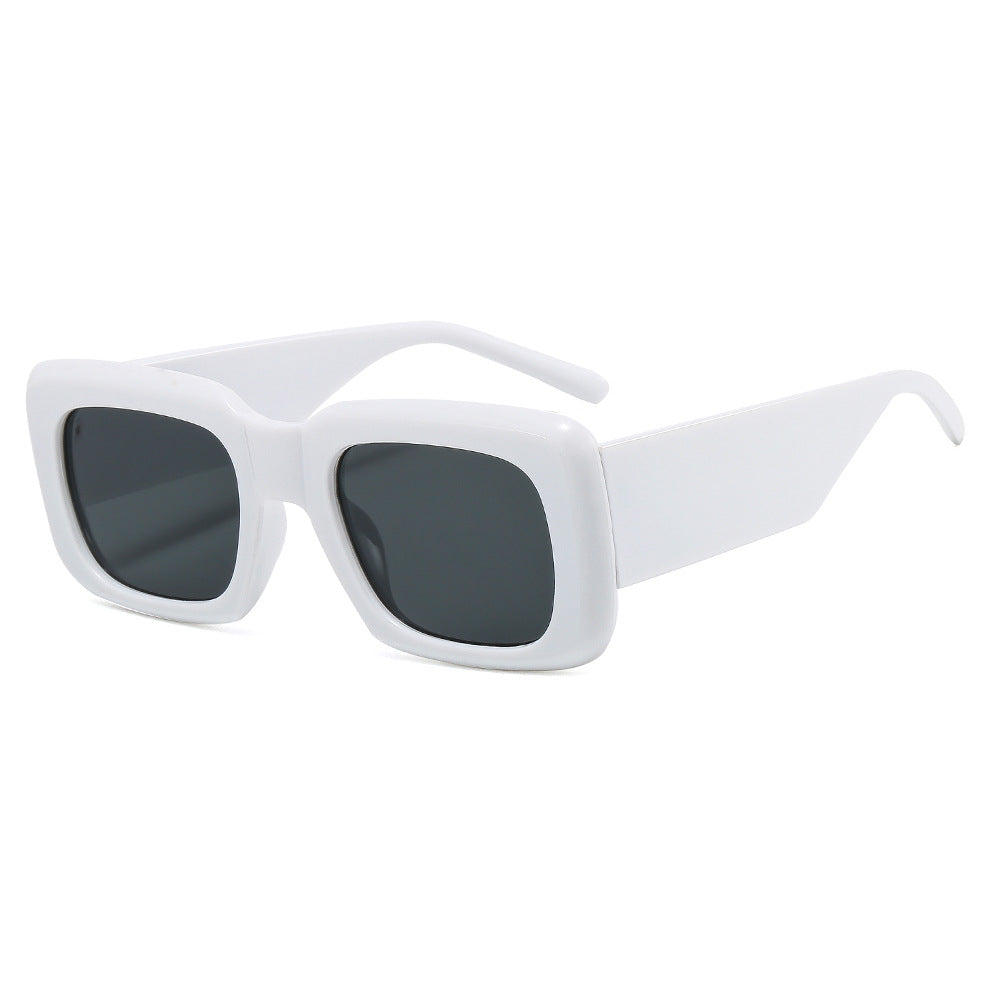 Women oversized sunglasses with square frame and transparent design Stornfield