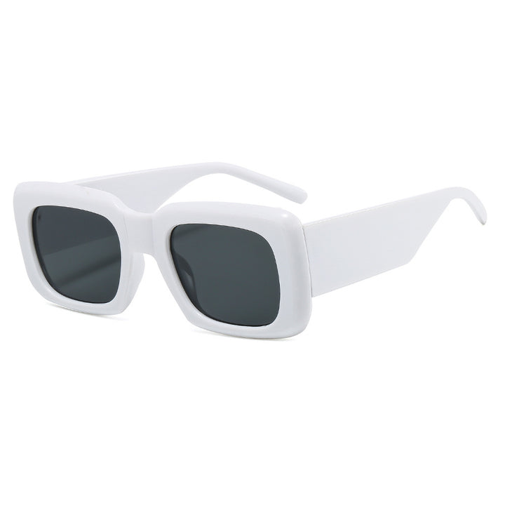 Women oversized sunglasses with square frame and transparent design Stornfield