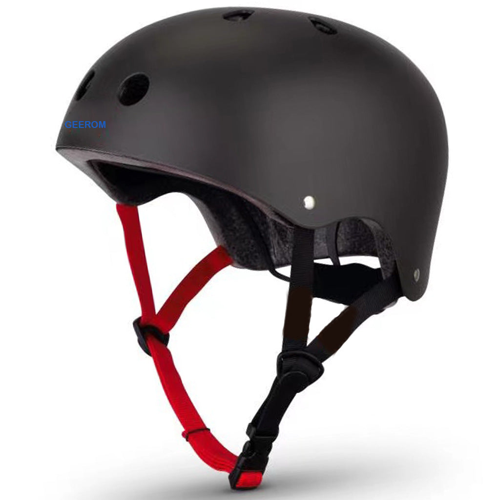 low-profile multi-sport helmet with EPS impact-absorbing liner and adjustable chin strap Stornfield