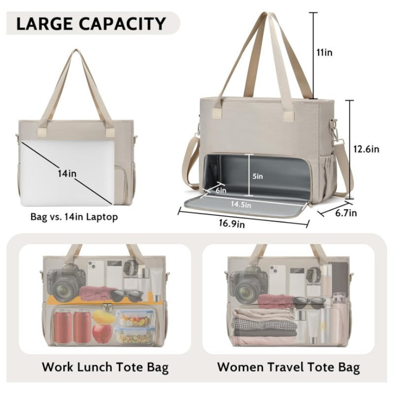 Insulated cooler bag with compartments Stornfield