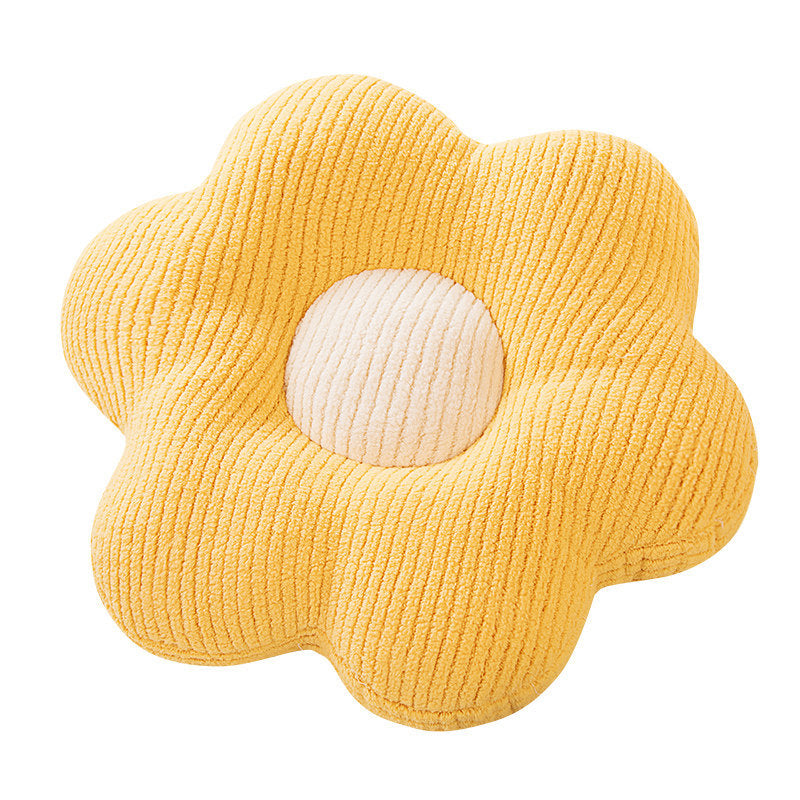 Flower-shaped cuddly pillow Stornfield