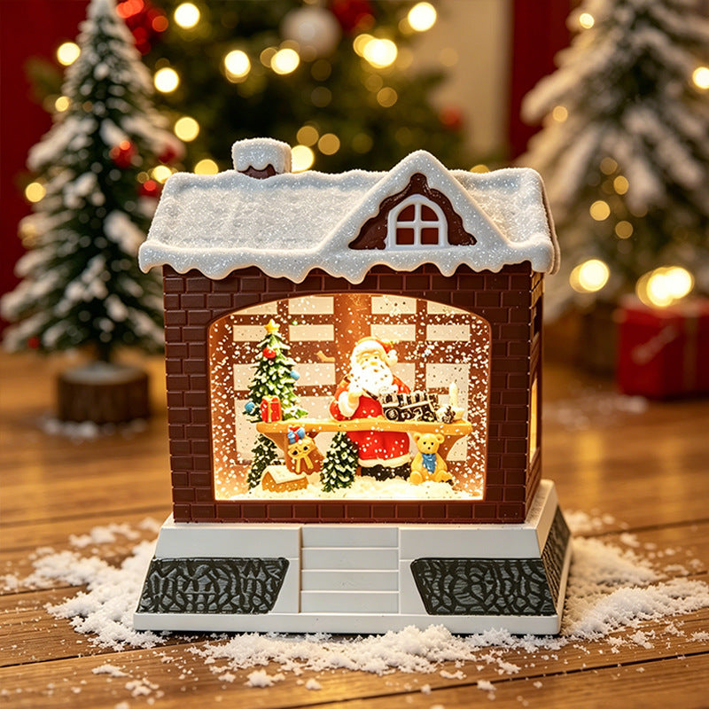 Decorative Christmas lantern with lights Stornfield