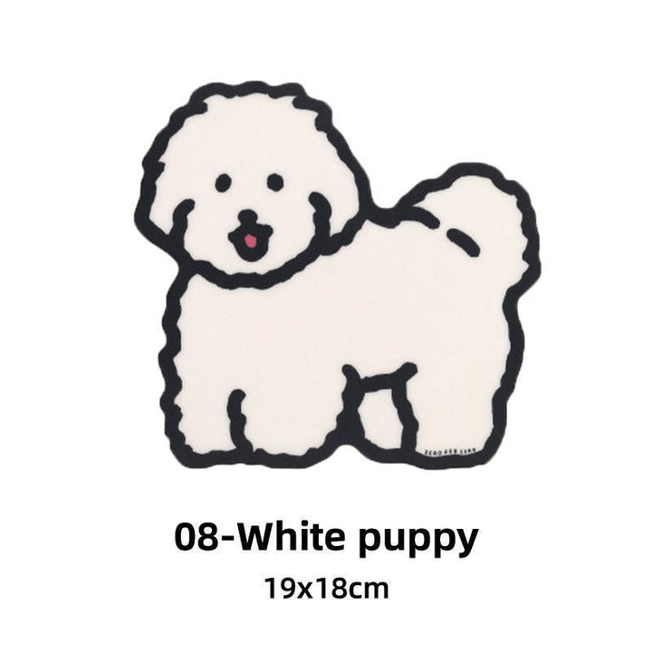 Cute Dog-Themed Mouse Pad