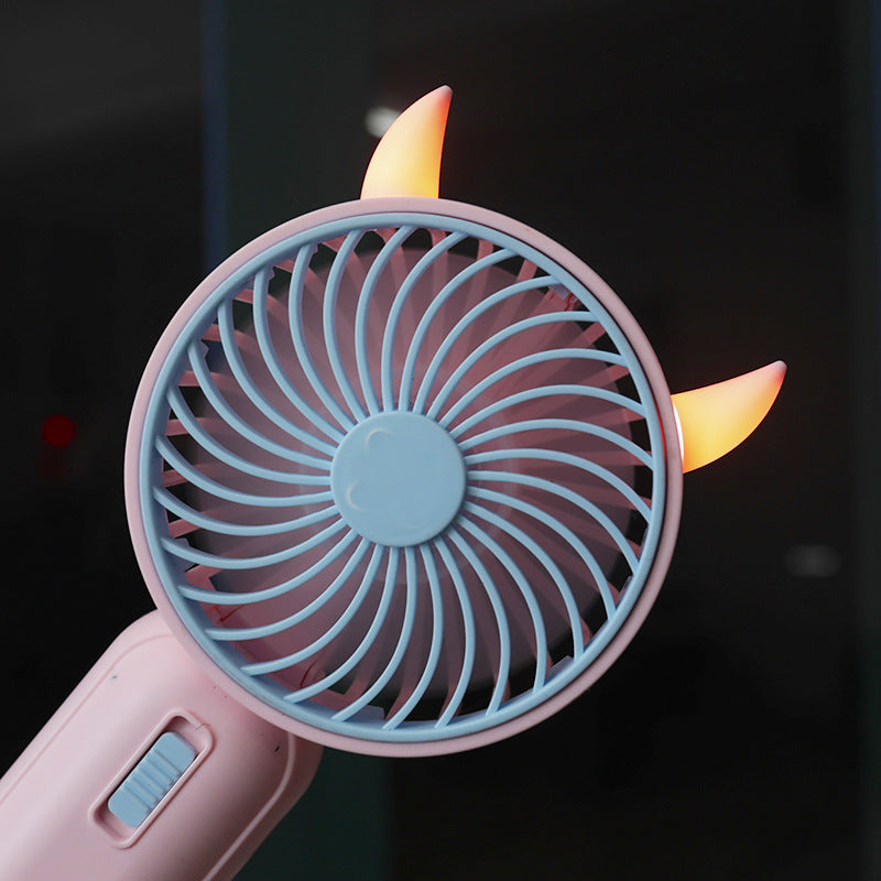 Women's Portable Handheld Fan with Cute Animal Design Stornfield