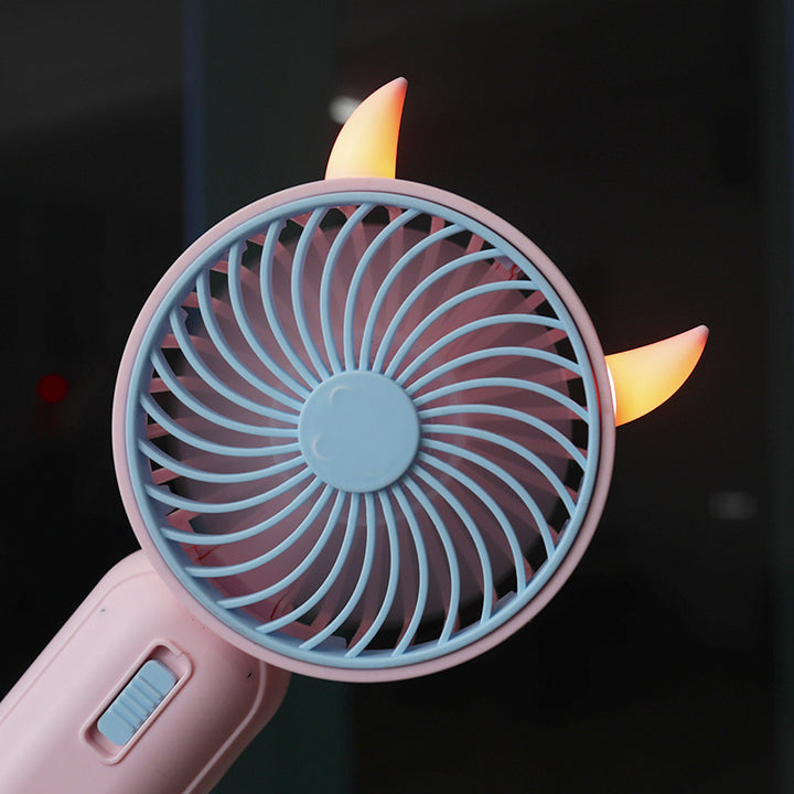 Women's Portable Handheld Fan with Cute Animal Design Stornfield