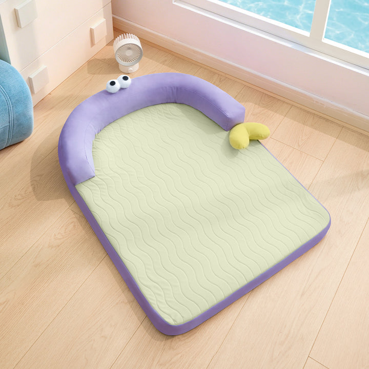 Unisex nan ergonomic baby sleeping mat with padded head edge and washable cover Stornfield