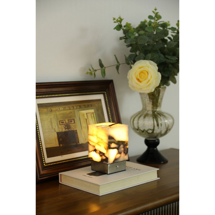 Elegant Stone Table Lamp
