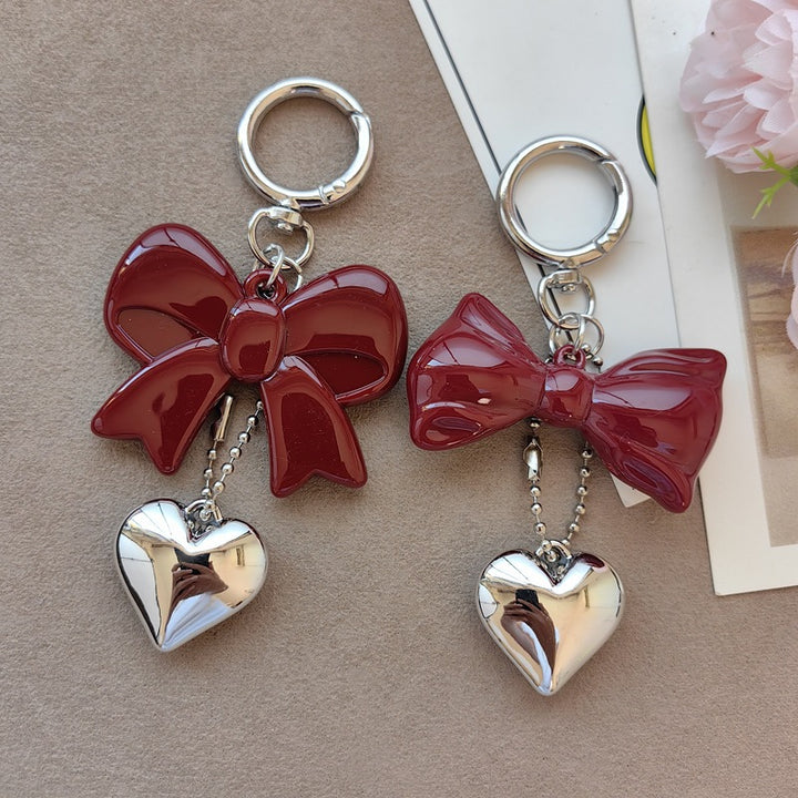 Keychain with bow and heart motif Stornfield