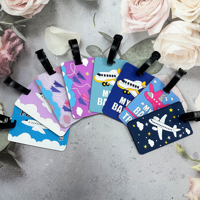 Airplane-Themed Luggage Tag Stornfield