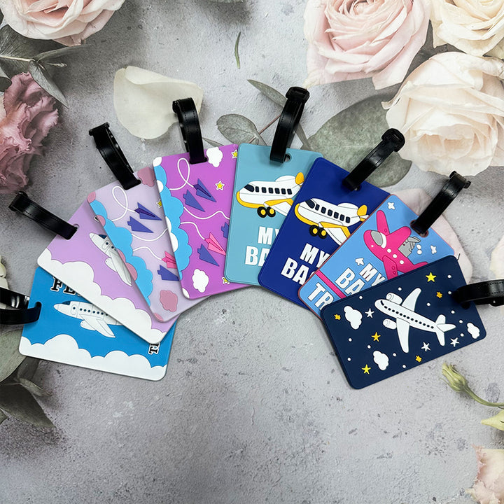Airplane-Themed Luggage Tag Stornfield