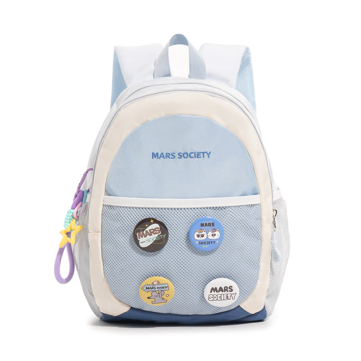 Trendy Lightweight Backpack with Fun Patches Stornfield