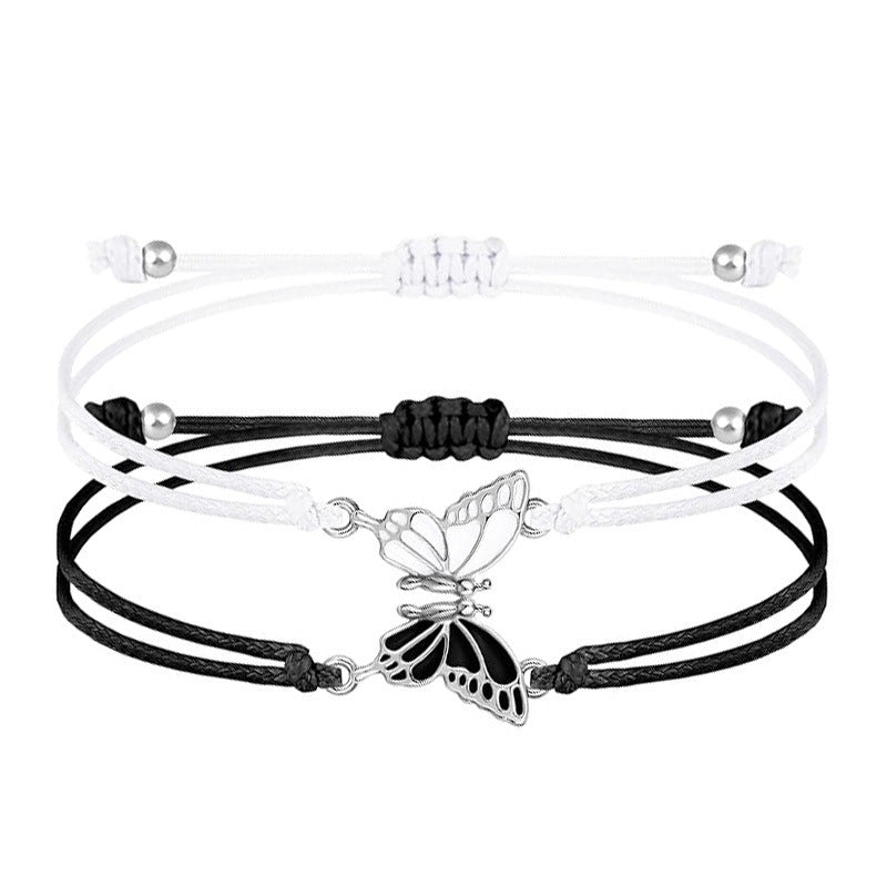 Butterfly Charm Necklace and Bracelet Set Stornfield