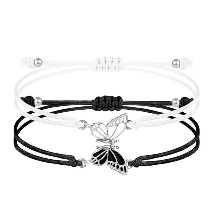 Butterfly Charm Necklace and Bracelet Set Stornfield