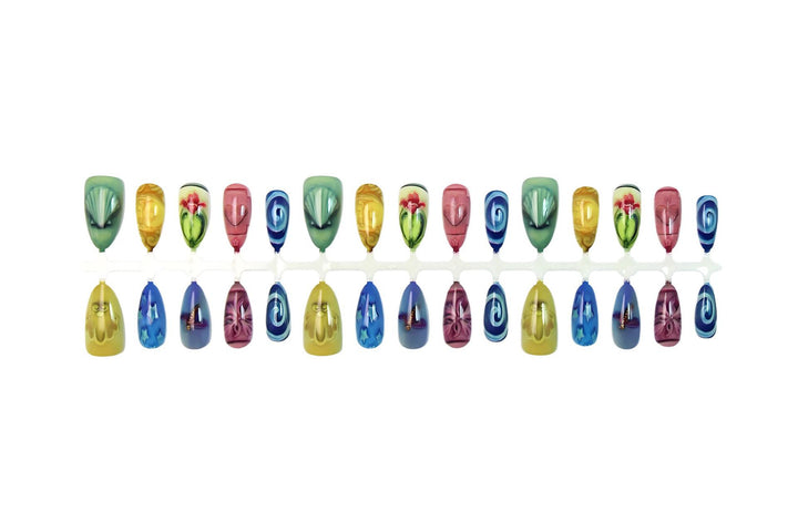 Nail art set with maritime designs and intricate embellishments Stornfield