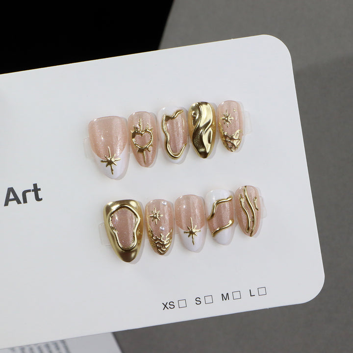 Glamorous Decorative Press-On Nail Set Stornfield