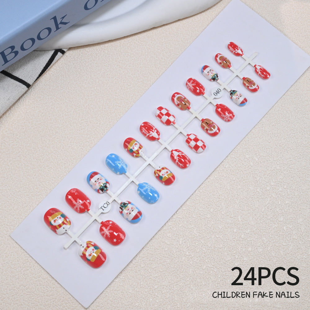 Children's Fun-Themed Press-On Nail Set Stornfield