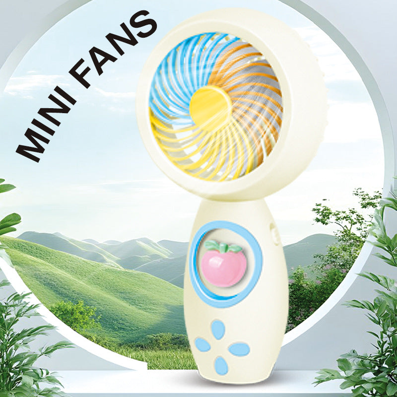 Unisex Portable Hand Fan with Playful Animal Design Stornfield