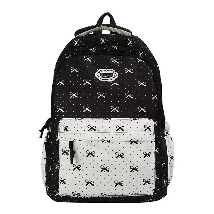 Cute Bow Pattern School Backpack Stornfield