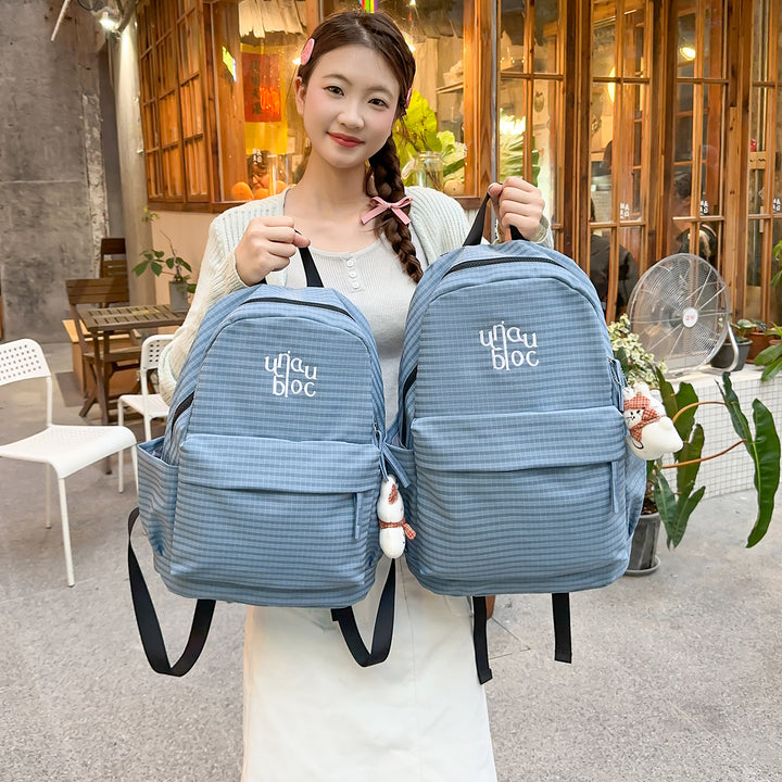 Stylish Checked Design Backpack Stornfield