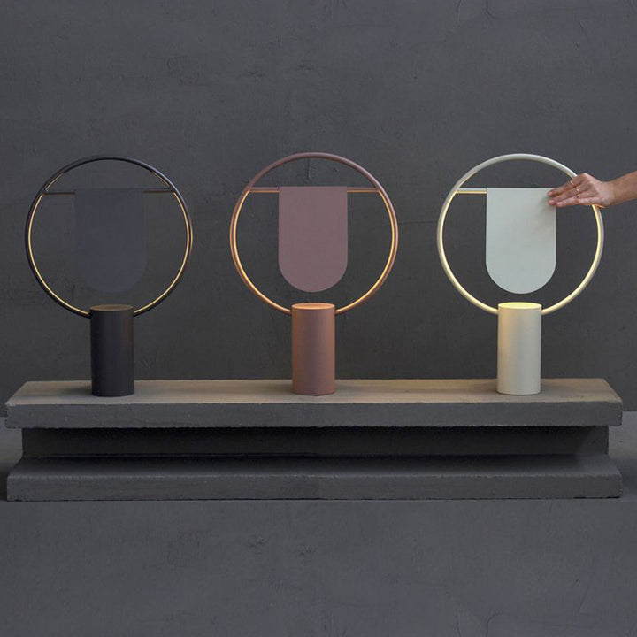 Artistic Table Lamp with Unique Silhouette