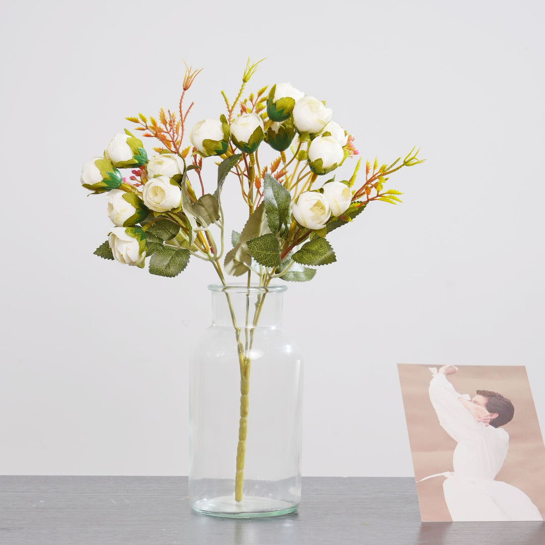 Lifelike Floral Rose Stem Arrangement