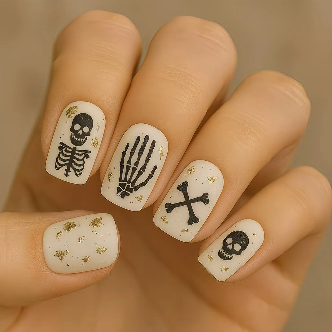 Creative Skeleton Nail Art Design Stornfield