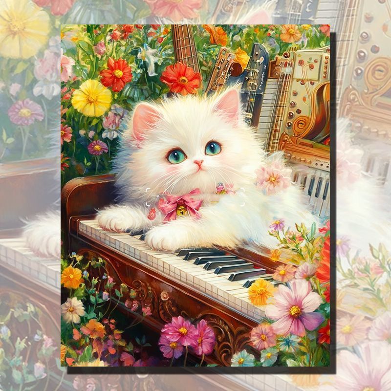 Adorable Cat-Themed Canvas Art Stornfield