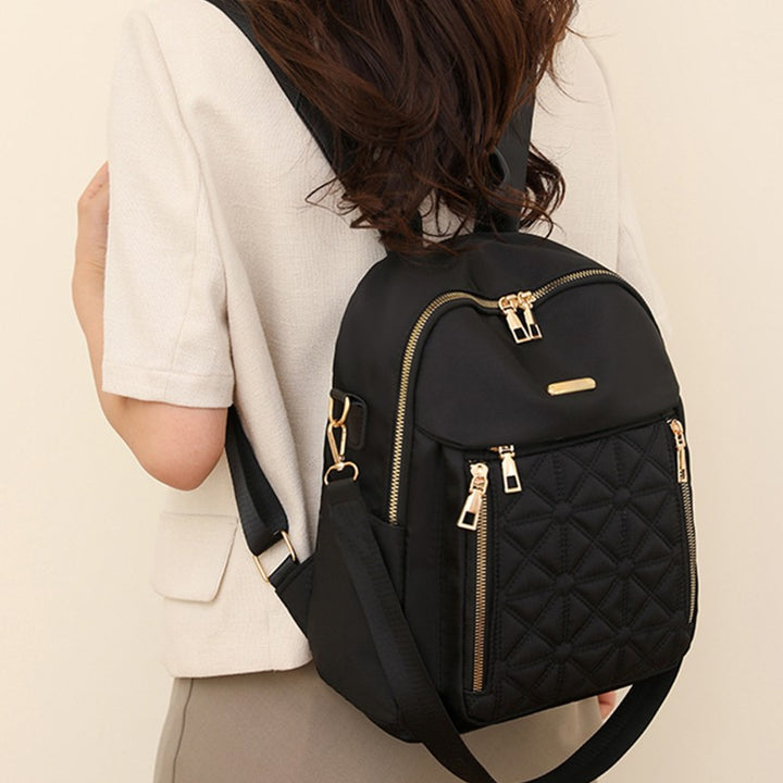 Stylish Quilted Nylon Backpack Stornfield