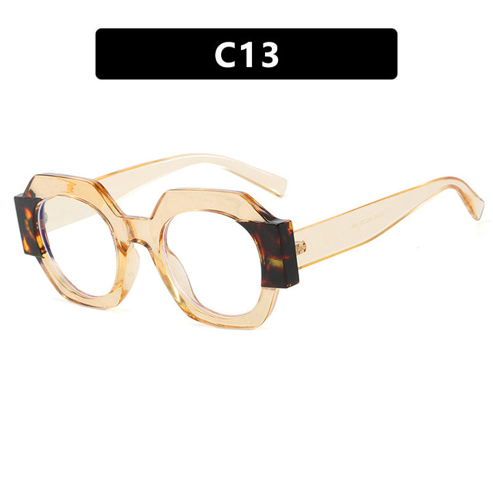 Ladies trendy sunglasses in hexagonal design Stornfield