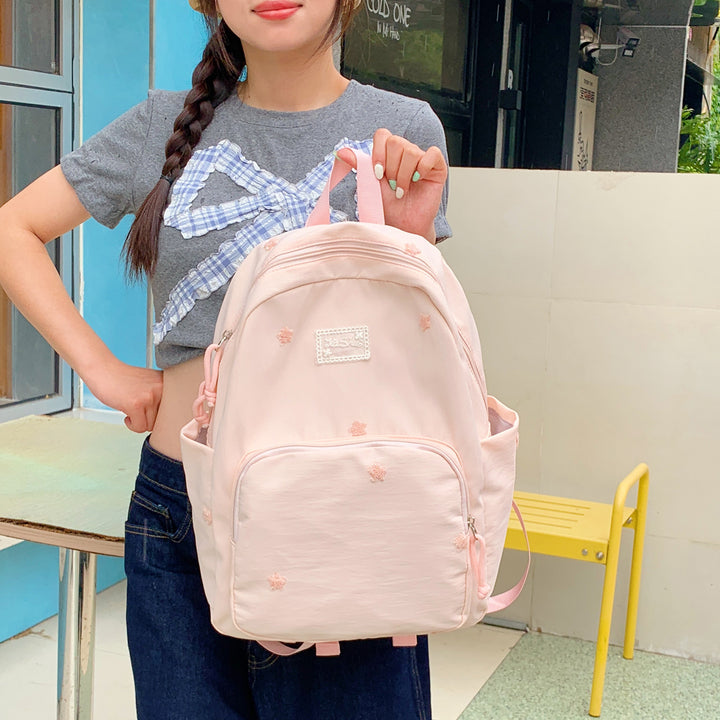 Embroidered Lightweight Casual Backpack Stornfield