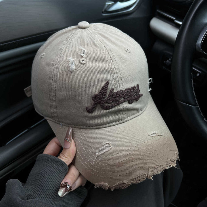 Women's Distressed Graphic Baseball Cap Stornfield
