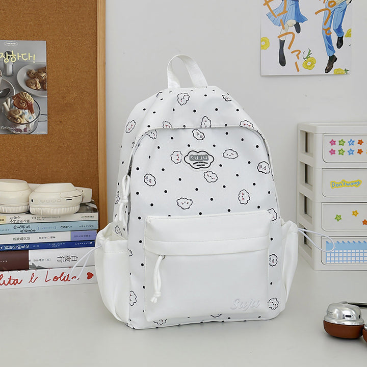 Fun Cloud-Patterned Casual Backpack Stornfield