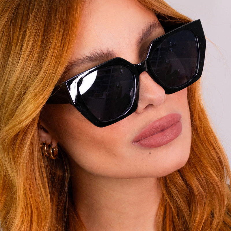 Women's geometric glasses in stylish tortoiseshell pattern Stornfield