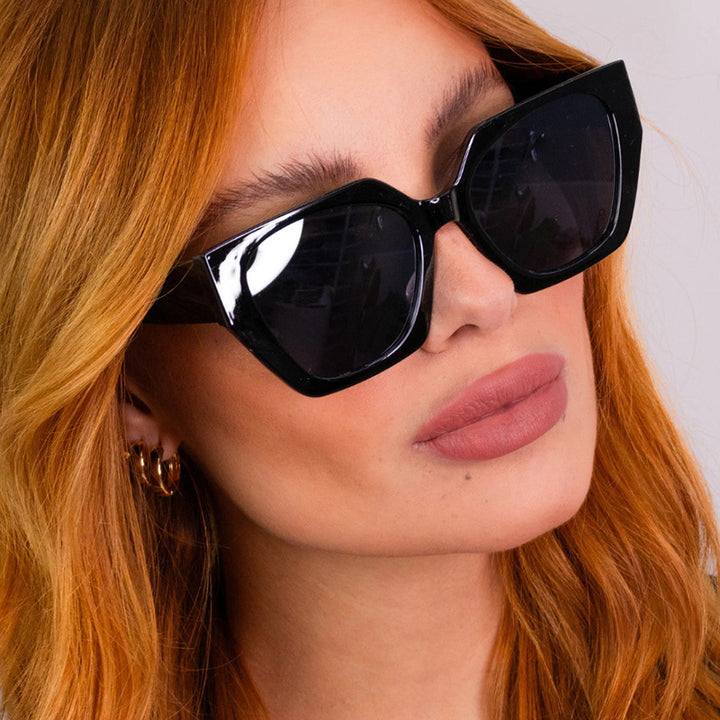 Women's geometric glasses in stylish tortoiseshell pattern Stornfield