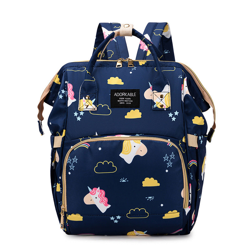 Playful Unicorn Print Diaper Backpack Stornfield