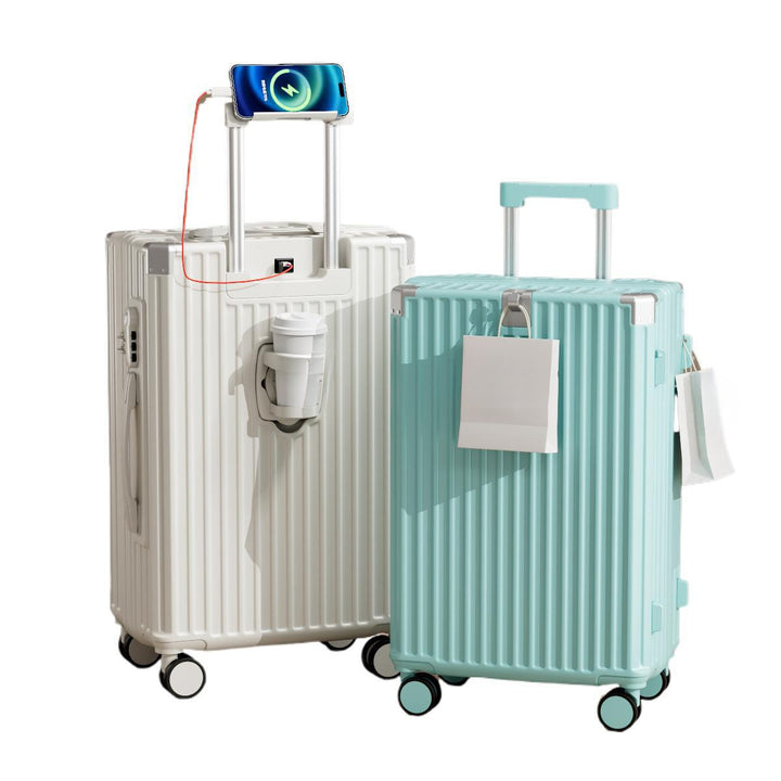 Hard-shell Trolley With Integrated USB Port And Innovative Storage Stornfield