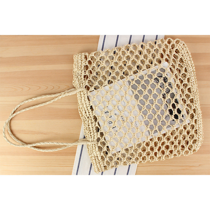 Tote bag made of handcrafted mesh weave Stornfield